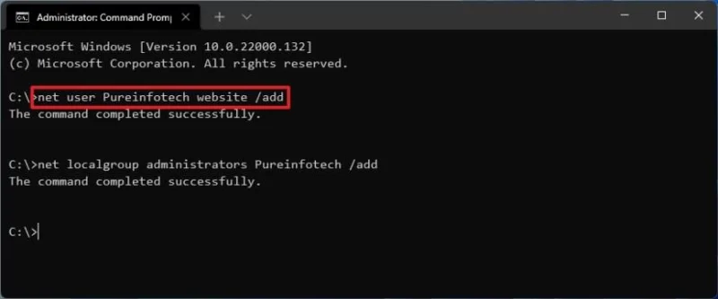How to create local account on Windows 11