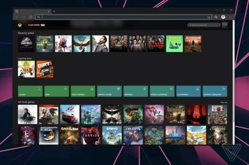 Microsoft xCloud game stream service coming to web browser