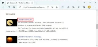 Как создать резервную копию файла с помощью Cobian в Windows 11