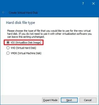 How to create Windows 10 virtual machine on VirtualBox