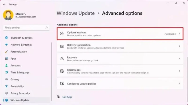 Bluetooth settings in Windows 11