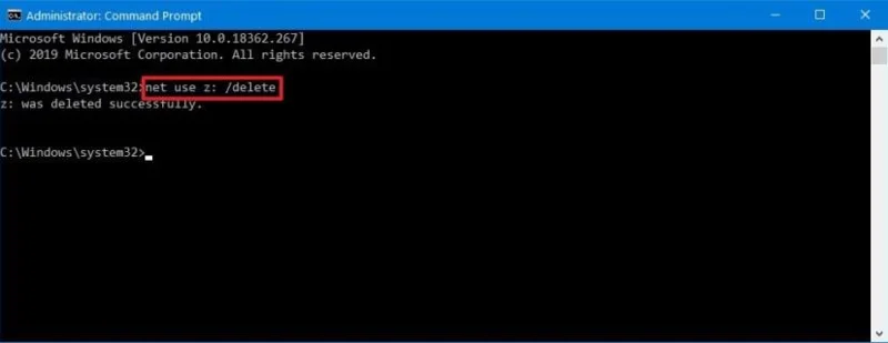 How to remove network drive on Windows 10