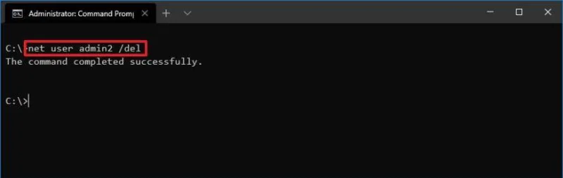 How to create local account on Windows 10
