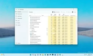 Диспетчер задач получает новые ярлыки в Windows 11 22H2