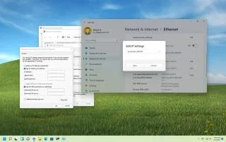 Как удалить статический IP-адрес в Windows 11