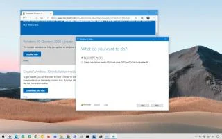 Medya Oluşturma Aracı ile Windows 10 21H1 indirme