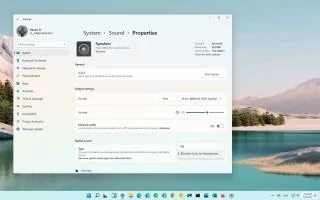 Windows 11de uzamsal ses nasıl etkinleştirilir