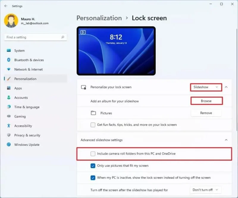 How to change Lock screen wallpaper on Windows 11