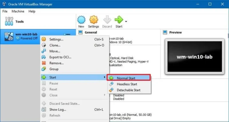 How to create Windows 10 virtual machine on VirtualBox