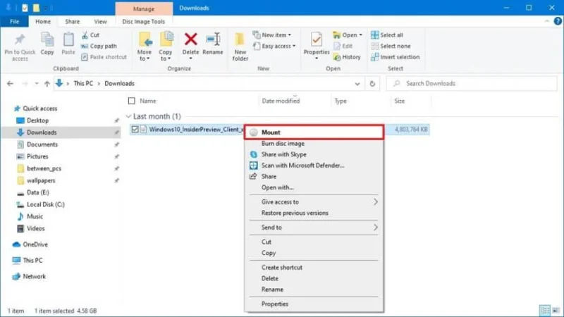 Perform clean install Windows 10 on SSD from USB, ISO, boot, recovery image