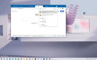 Как включить Tab Search в Google Chrome
