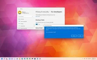 Windows 11에서 개발자 모드를 활성화하는 방법