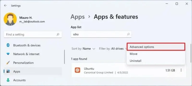 How to reset WSL Linux distro on Windows 11