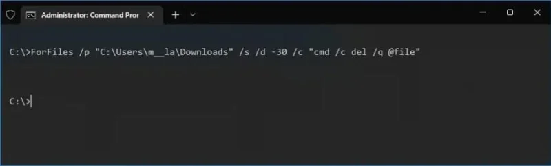 How to delete files older than X days automatically on Windows 10