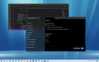 Как изменить высоту и ширину терминала Windows по умолчанию