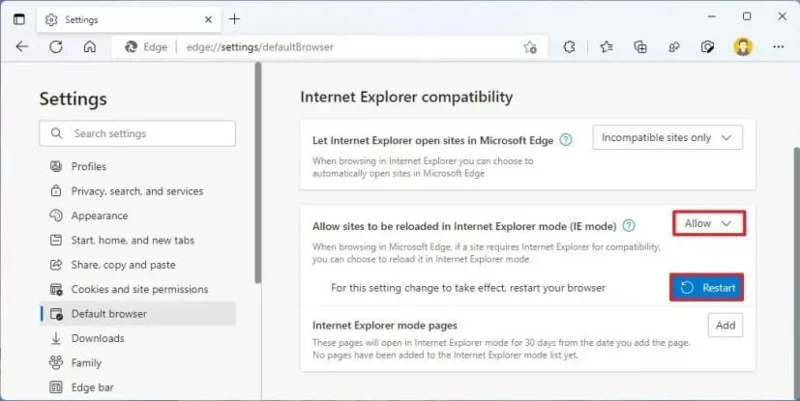 Jak włączyć tryb IE w Microsoft Edge