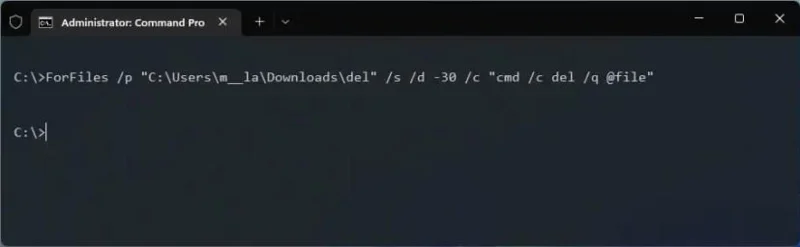 How to delete older files by date on Windows 11