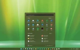 Windows 11de Başlat menüsü ve Görev Çubuğu rengi nasıl değiştirilir