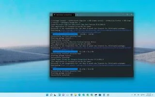 Как установить несколько приложений с помощью winget в Windows 11