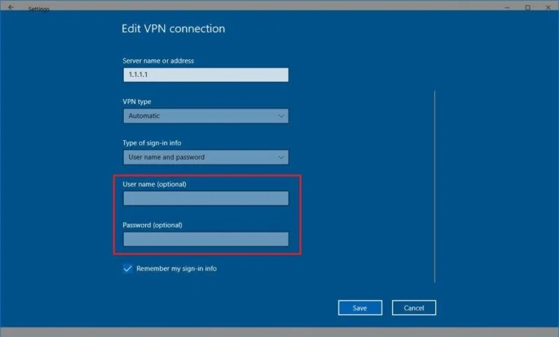 How to export and import VPN connections on Windows 10