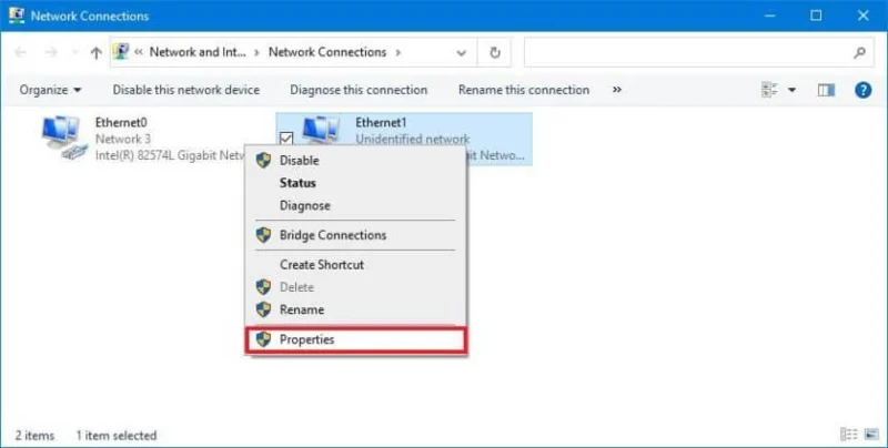 How to connect two computers directly with Ethernet cable on Windows 10