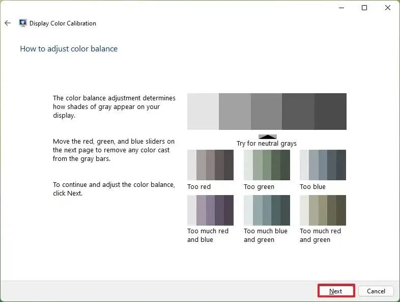 How to fix warm display colors on Windows 11