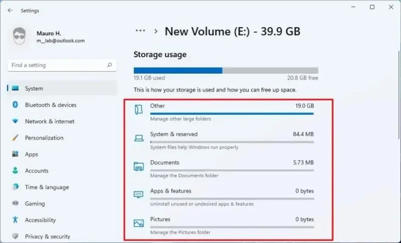 How to see what’s taking up space on drive on Windows 11