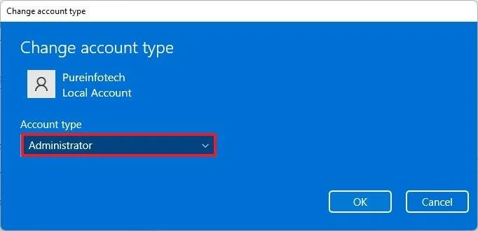 How to create local administrator account on Windows 11