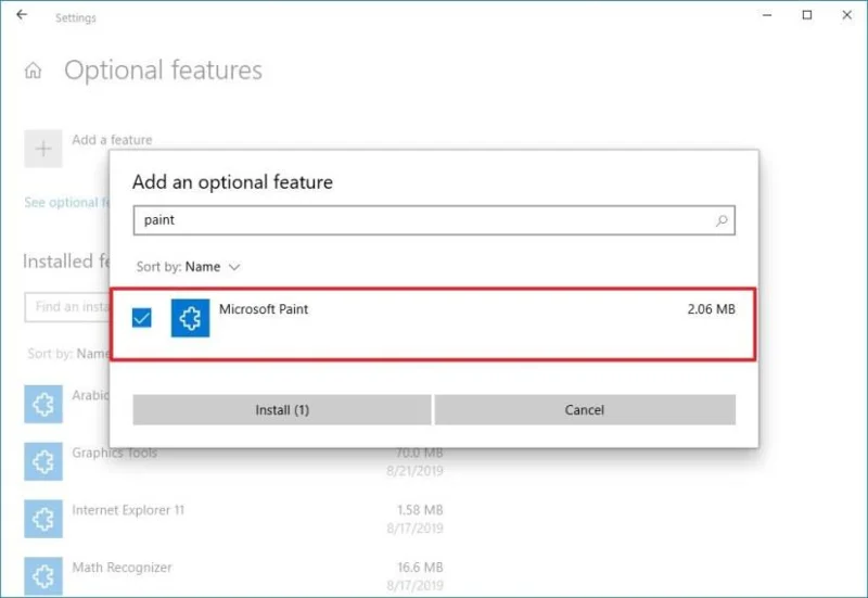 How to uninstall Microsoft Paint app on Windows 10
