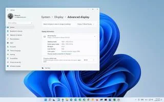 Cách bật Tốc độ làm mới động (DRR) trên Windows 11