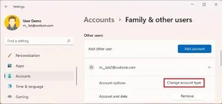 Windows 11de hesap türü nasıl yönetici olarak değiştirilir