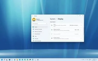 Как изменить разрешение экрана в Windows 11