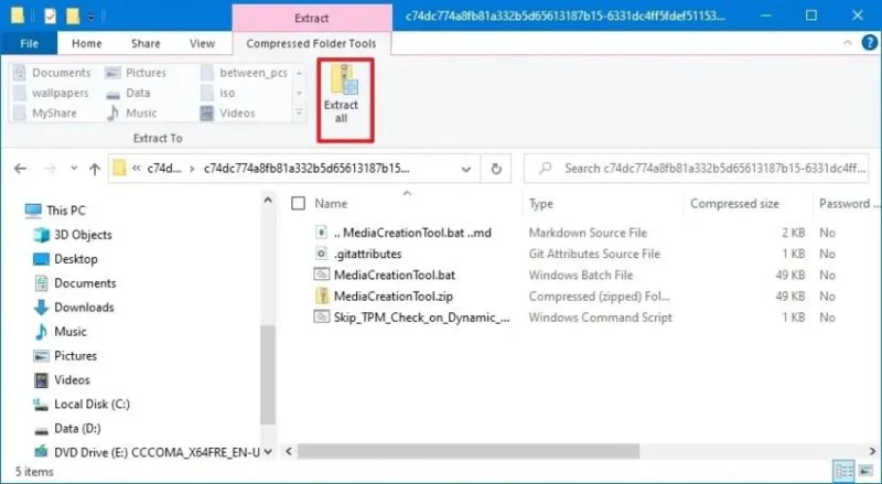 How to bypass Windows 11 TPM check with MediaCreationTool.bat