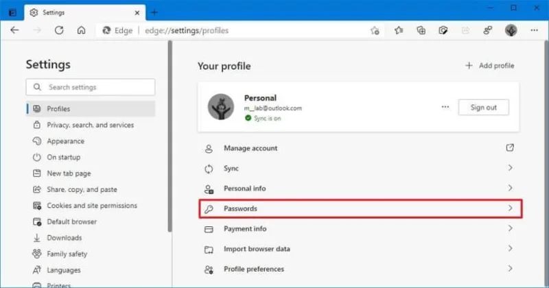 How to check for compromised passwords on Microsoft Edge