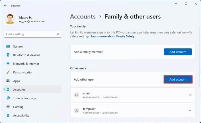 How to fix remote login problem with Microsoft account on Windows 11