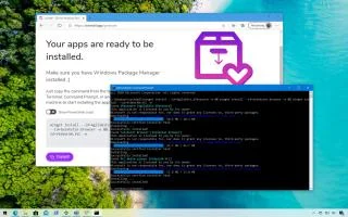 Как установить несколько приложений с помощью winget с winstall в Windows 10