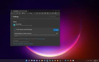 Microsoft Edge 92 выходит с новыми функциями пароля