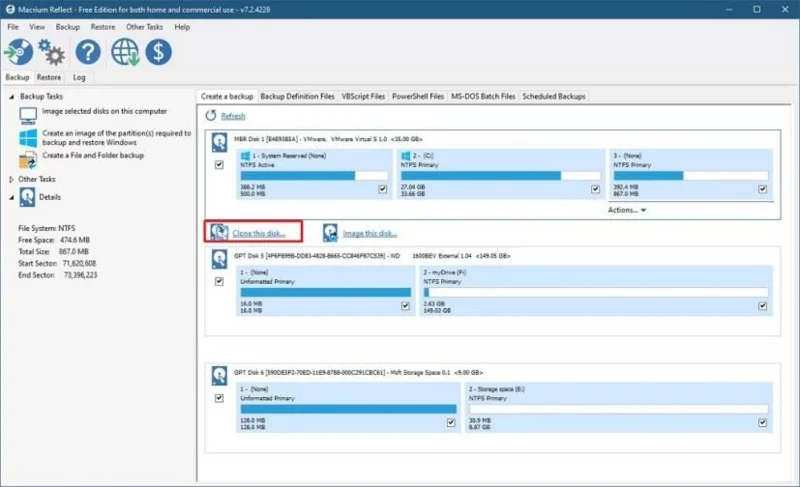 HOW TO CLONE A WINDOWS 10 HARD DRIVE TO A NEW SSD USING MACRIUM REFLECT