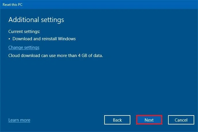 HOW TO RESET PC KEEPING PERSONAL FILES ON WINDOWS 10