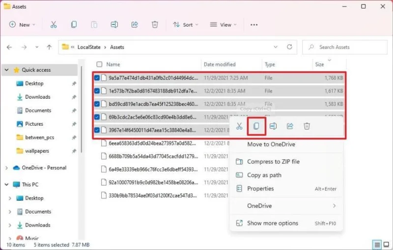 How to set Lock screen image as desktop wallpaper on Windows 11