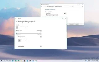 Как удалить пул в дисковых пространствах в Windows 10