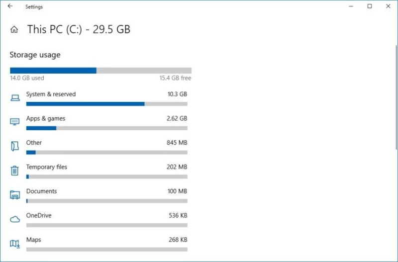 HOW TO SEE WHAT’S TAKING UP SPACE ON A HARD DRIVE ON WINDOWS 10