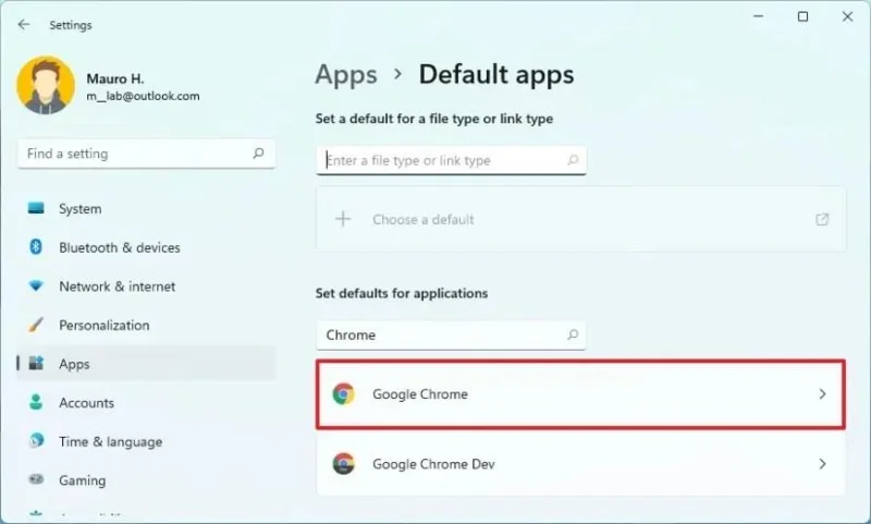 How to make Chrome or Firefox default browser on Windows 11