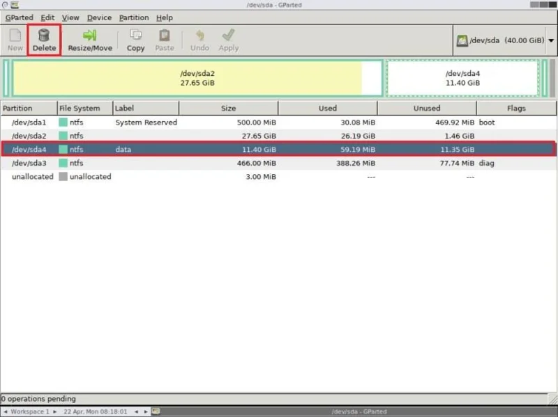HOW TO RESIZE PARTITION ON WINDOWS 11 OR 10 USING GPARTED