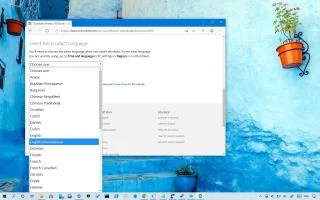 Windows 10 tiếng Anh so với tiếng Anh quốc tế