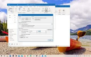 Как запланировать электронную почту в приложении Outlook