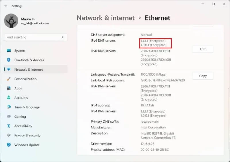 How to enable DNS over HTTPS (DoH) on Windows 11