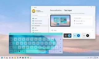 Как изменить сенсорную клавиатуру, голосовой ввод, тему смайликов в Windows 11