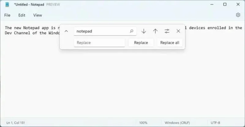 Windows 11 gets new Notepad with dark mode support