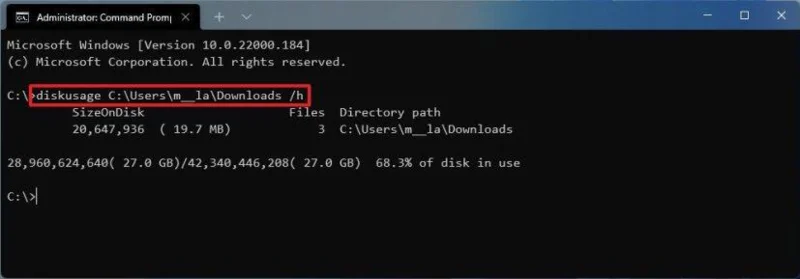 How to see what’s taking up space on drive on Windows 11